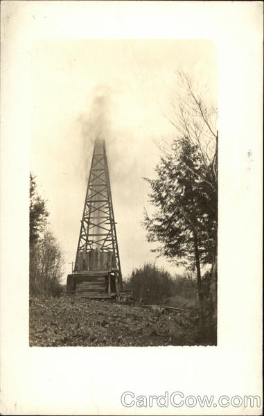 Gusher Oil Well Oil Wells