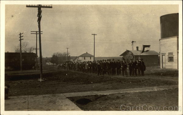 Men Carrying Flag in Parade Events