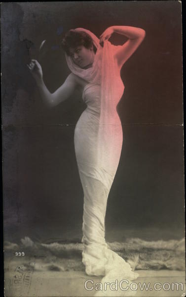 Portrait of Woman in White Dress Women