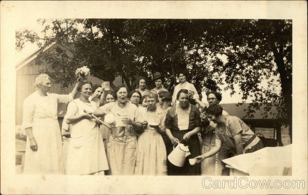 Gathering of Women on Farm