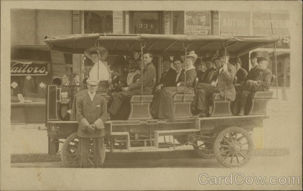 Tourist in Touring Car Denver Colorado