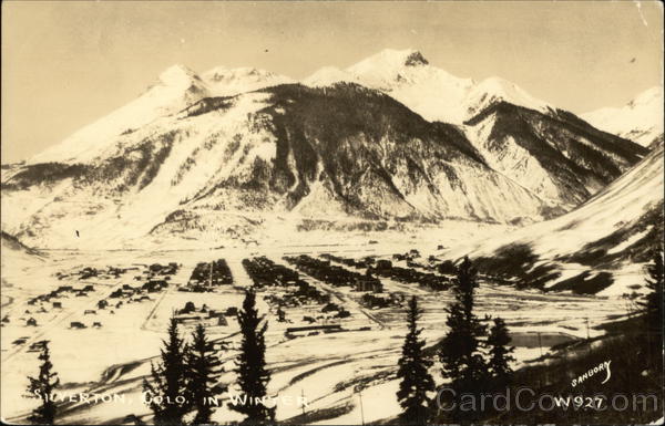 Silverton in Winter Colorado