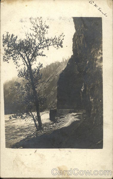 View of River Kooskia Idaho