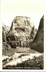 The Great White Throne Zion National Park, UT Postcard Postcard Postcard