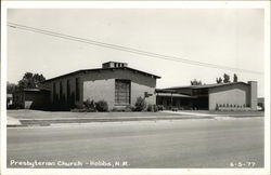 Street View of Presbyterian Church Postcard