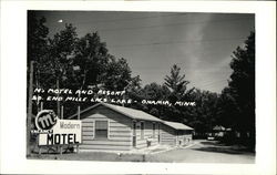 M's Motel and Resort Postcard