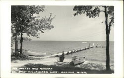 M's Motel and Resort - South End Mille Lacs Lake Onamia, MN Postcard Postcard Postcard