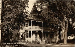 Gust Newman Residence Postcard
