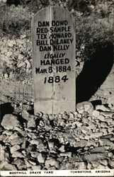 Boothill Grave Yard Tombstone, AZ Postcard Postcard Postcard