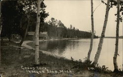 Scenic View of Grand Lake Presque Isle, MI Postcard Postcard Postcard