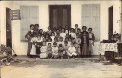 Mrs. Badaros School Children Postcard
