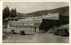 The Bath House Hot Sulphur Springs, CO Postcard Postcard Postcard