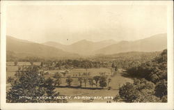 Keene Valley, Adirondack Mountains Postcard