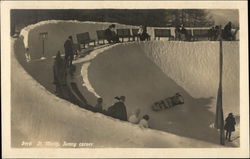 Sunny Corner of Bobsled Run Sunny Corner of Bobsled Run