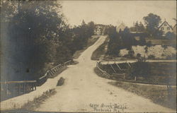 Crow Brook Bridge Pembroke, ME Postcard Postcard Postcard