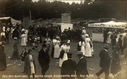 Midway Gov's Day at Cattle Show Postcard