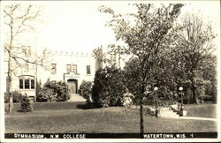 Gymnasium, North West College Postcard