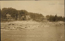 Scene at Baldwin's Head Milbridge, ME Postcard Postcard Postcard