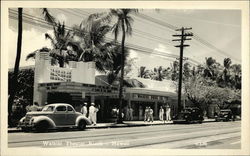 Waikiki Theater Block Postcard
