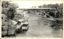 Boat Landing, Interstate Park Postcard