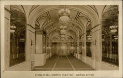 Keith-Albee Boston Theatre, Grand Foyer Massachusetts Postcard Postcard Postcard