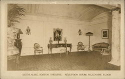 Keith-Albee Boston Theatre, Reception Room, Mezzanine Floor Postcard