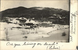 Scenic View of Mount Ascutney Postcard