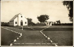 Church and Dispensary Postcard