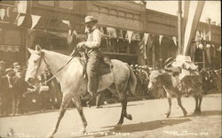 Pendleton Round-Up Parade Postcard