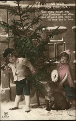 My Loving Wish for Christmas Postcard