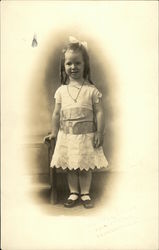 Pretty Little Girl Postcard