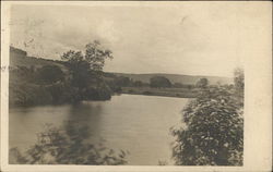 View on River New York Postcard Postcard Postcard