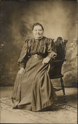 Portrait of Mrs. Willliam Hines Binghamton, NY Postcard Postcard Postcard