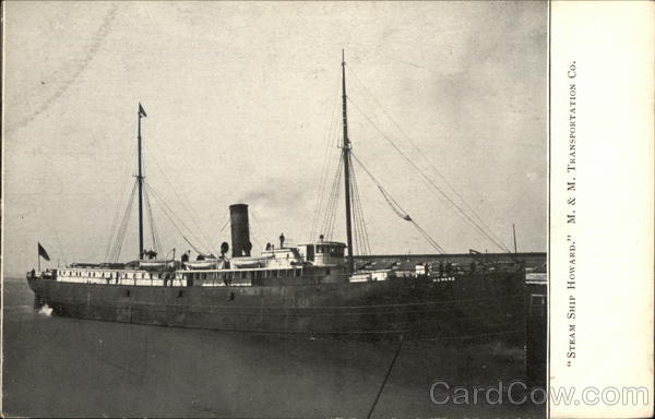 Steam Ship Howard - M&M Transportation Co. Steamers