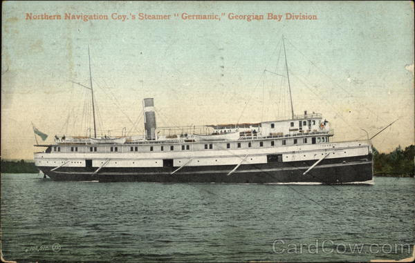 Northern Navigation Co.'s Steamer Germanic Steamers