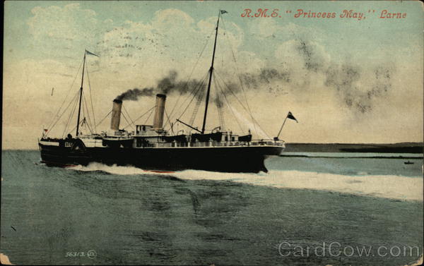 RMS Princess May Larne Ireland