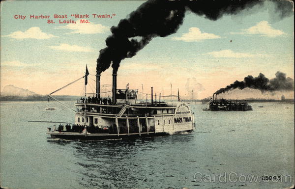 City Harbor Boat Mark Twain St. Louis Missouri