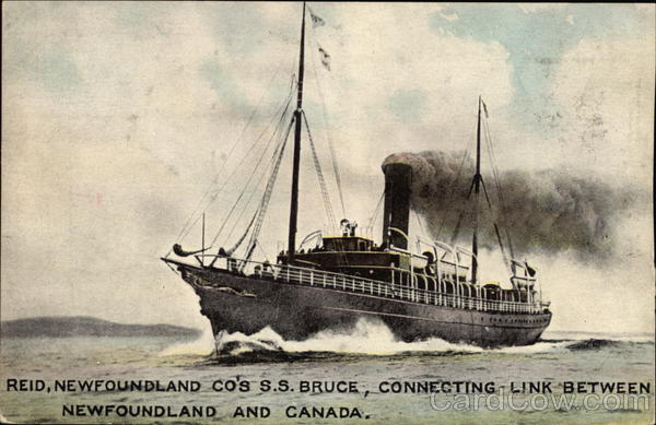 Reid, Newfoundland Co's SS Bruce Steamers