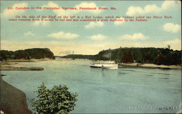 Str. Camden in the Hampden Narrows Penobscot River Maine