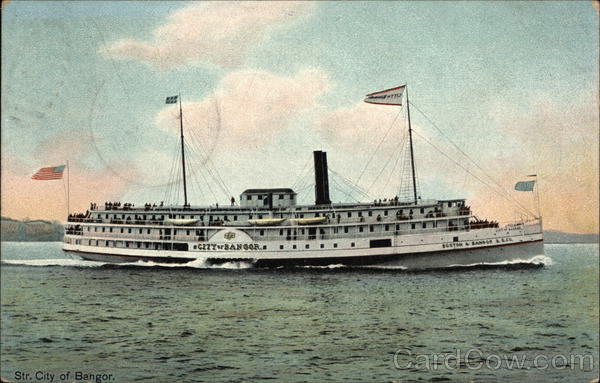 Str. City of Bangor Steamers