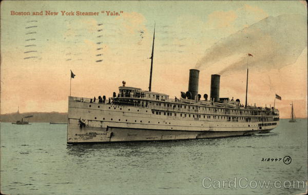 Boston and New York Steamer Yale Steamers