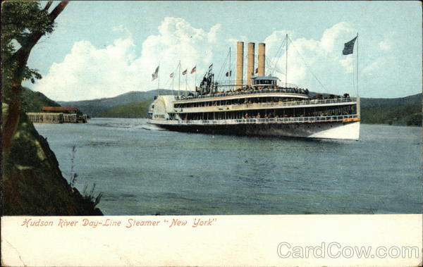 Hudson River Day Line Steamer New York Steamers