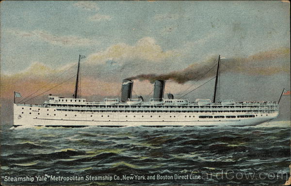 Steamship Yale Metropolitan Steamship Co. Steamers