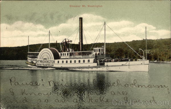 Steamer Mt. Washington Steamers