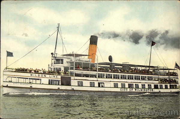 City of Wilmington, Wilson Line Steamers