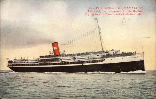 New Palatial Steamship Avalon Steamers