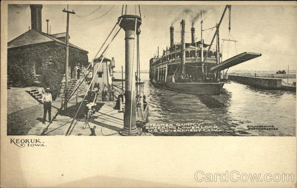 Steamer Quincy Keokuk Iowa