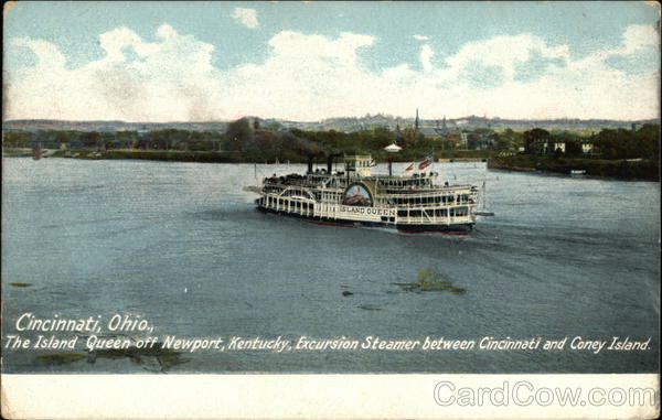 The Island Queen off Newport Cincinnati Ohio