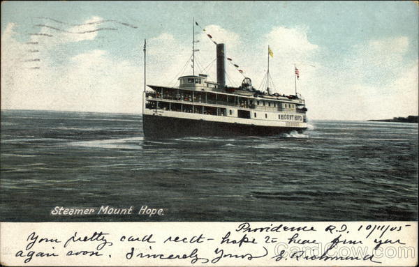 Steamer Mount Hope Steamers