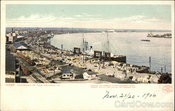 Panorama of New Orleans Louisiana